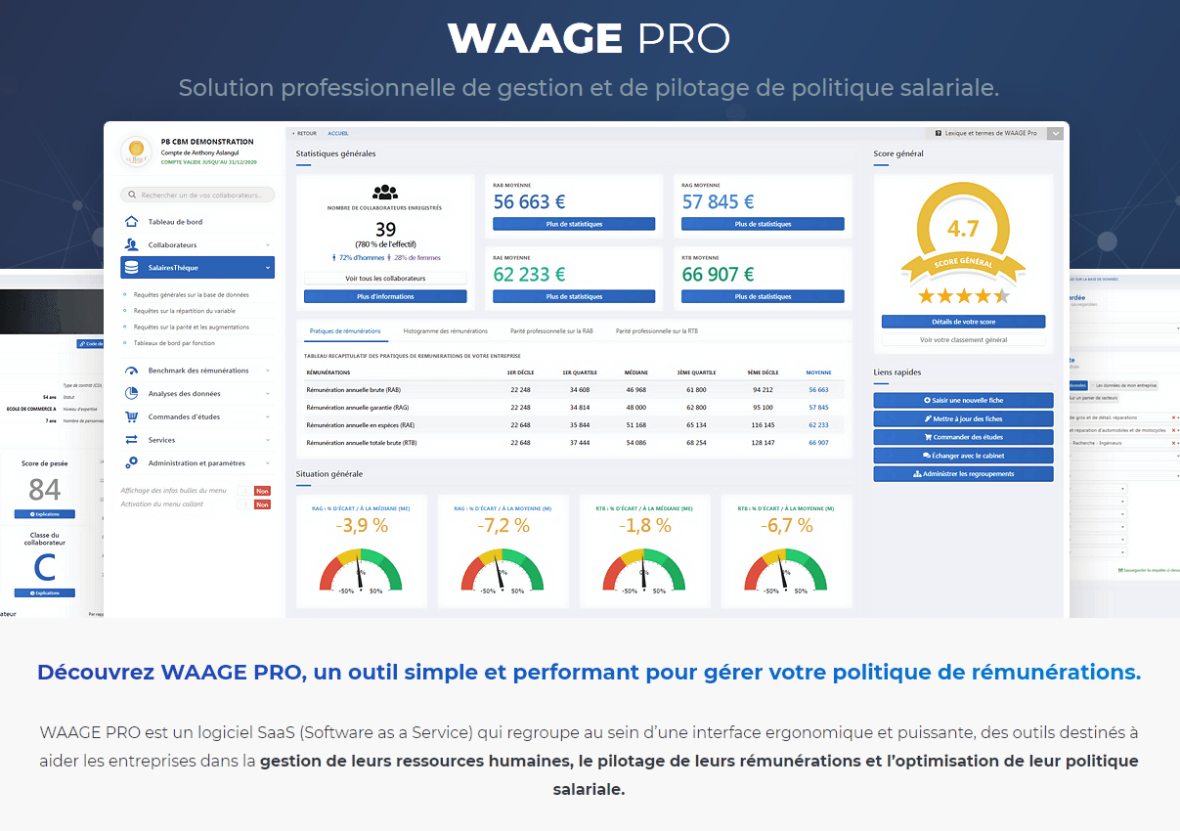 Enquêtes de salaire avec waage pro