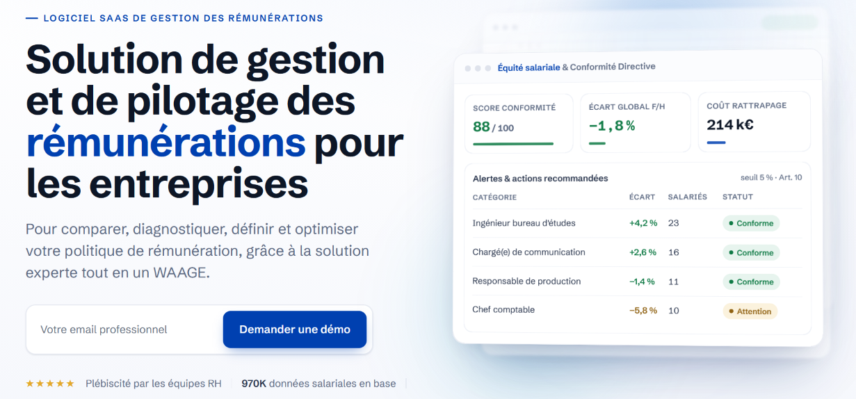 WAAGE 2.6 : portail de gestion des rémunérations
